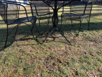 Beautiful Woodard Wrought Iron Patio Set Table & 5 Chairs***