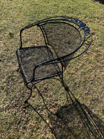 Beautiful Woodard Wrought Iron Patio Set Table & 5 Chairs***