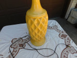 Mid century Ceramic honeycomb table lamp