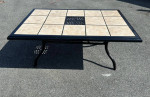 Beautiful Patio Set Tile Top Table, Side Table And 4 Chairs LOWERED