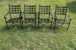 Beautiful Patio Set Tile Top Table, Side Table And 4 Chairs LOWERED