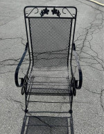 Beautiful Woodard Wrought Iron Patio Set Table and 4 Rockers *LOWERED