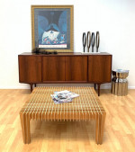 Designer Chris Baisa Gridloc Coffee Table Mid Century Modern MCM MoMa