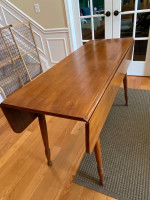 1960s Drop Leaf Table - Solid Maple
