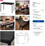 Black Dining Table