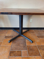 Commercial dining table