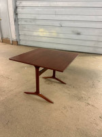 Danish Modern “Silver Line” Side Table by Peter Hvidt for France & Son