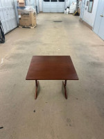 Danish Modern “Silver Line” Side Table by Peter Hvidt for France & Son