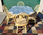 Dining Room Table and 4 Chairs. Tile Top.