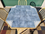 Dining Room Table and 4 Chairs. Tile Top.