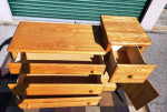 Baby Changing Dresser Table. Child Craft co. Solid Wood.