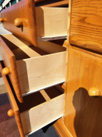 Baby Changing Dresser Table. Child Craft co. Solid Wood.