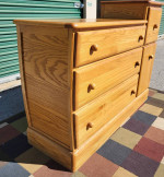Baby Changing Dresser Table. Child Craft co. Solid Wood.