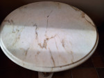 Marble side table