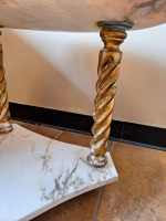 Marble side table