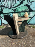 Post modern marble coffee table