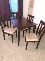 5 pc. Dining/Kitchen table set w/4 chairs! Wood! New!