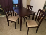 5 pc. Dining/Kitchen table set w/4 chairs! Wood! New!