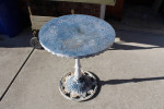 Unique metal zodiac 1970's patio table shabby chic
