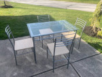 Dining Table with Four Chairs