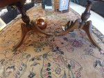 MAHOGANY PEDESTAL DINING TABLE FOR SALE