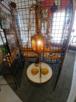 HOLLYWOOD REGENCY HANGING SWAG MARBLE TABLE/LAMP TABLE FOR SALE