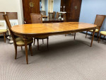 Hickory Manufacturing CO Fruitwood Table with 2 Leaves and 8 Chairs