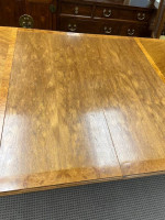 Hickory Manufacturing CO Fruitwood Table with 2 Leaves and 8 Chairs