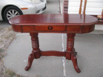 Gorgeous Dark Cherry heavyweight SOFA Table with one drawer