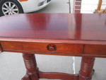 Gorgeous Dark Cherry heavyweight SOFA Table with one drawer