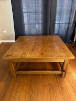 The American Collection Lane Furniture Square Pine Coffee Table