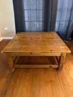 The American Collection Lane Furniture Square Pine Coffee Table