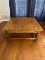 The American Collection Lane Furniture Square Pine Coffee Table