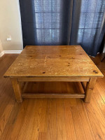 The American Collection Lane Furniture Square Pine Coffee Table