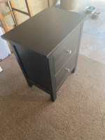 IKEA 2 drawer nightstand/end table