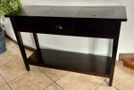 Pottery Barn Solid Wood Credenza Console Table Walnut Finish