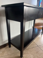 Pottery Barn Solid Wood Credenza Console Table Walnut Finish