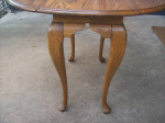 Solid Oak Drop Leaf End/Side/Accent Table