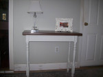 Small Solid Wood Console Table