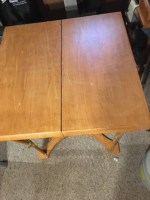 Folding Hardwood Cafe Table