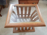 GLASS TOP TABLE