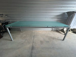 Steel and Glass Conference Table