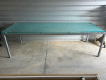 Steel and Glass Conference Table