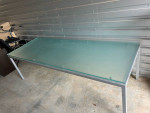 Steel and Glass Conference Table