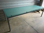 Steel and Glass Conference Table