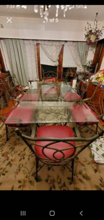 Elegant dining set, table and 6 chairs