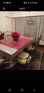 Elegant dining set, table and 6 chairs