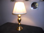 BRASS TABLE L AMP