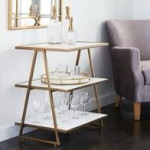 Marble Top Side Table (3 tier)