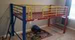 Twin Loftbed with Table - Can Deliver